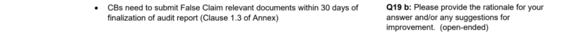 Background and questions for Annex 6b of FSC-STD-20-011 revisions