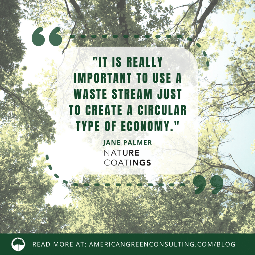 Get to know Jane Palmer from Nature Coatings Inc. American Green Consulting Group