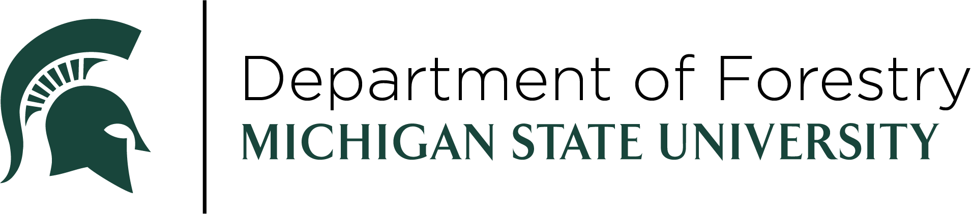 Michigan State University Department of Forestry logo